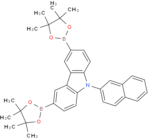 9-(2-naphthlenyl)-3,6-bis(4,4,5,5-tetramethyl-1,3,2-dioxaborolan-2-yl)-9H-carbazole