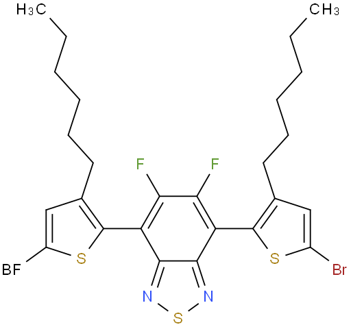4,7-bis(5-bromo-3-hexylthiophen-2-yl)-5,6-difluorobenzo[c][1,2,5]thiadiazole