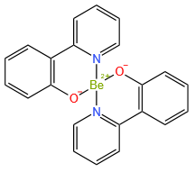 Bis(2-(2-hydroxyphenyl)-pyridine)beryllium