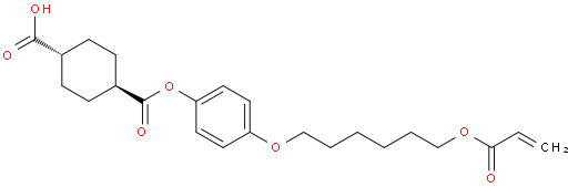4-{[6-(Acryloyloxy)Hexyl]Oxy} Phenyl Hydrogen Trans-Cyclohexane-1,4-Dicarboxylate
