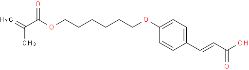 4-((6-(methacroyloxy)hexyl)oxy)cinnamic acid