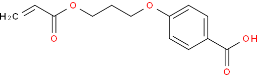 4-(3-acryloyloxypropyloxy)benzoic acid