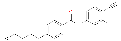 (4-cyano-3-fluorophenyl) 4-pentylbenzoate  