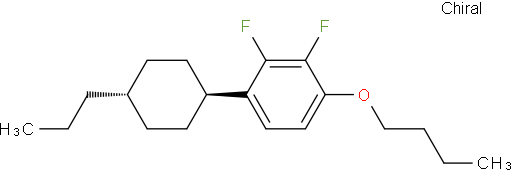 1-butoxy-2,3-difluoro-4-(4-propylcyclohexyl)benzene