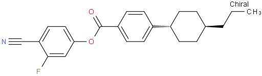 3-Fluoro-4-cyanophenyl trans-4-(4-n-propylcyclohexyl)-benzoate