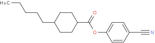  (4-cyanophenyl) 4-pentylcyclohexane-1-carboxylate  