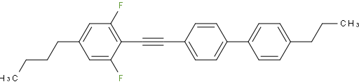 4-butyl-4'-((2,6-difluoro-4-propylphenyl)ethynyl)-1,1'-biphenyl