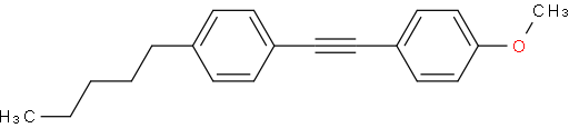 1-methoxy-4-[2-(4-pentylphenyl)ethynyl]benzene  
