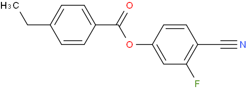 4-Cyano-3-fluorophenyl-4-ethylbenzoate
