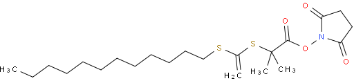 2,5-Dioxopyrrolidin-1-yl 2-(((dodecylthio)carbonothioyl)thio)-2-methylpropanoate