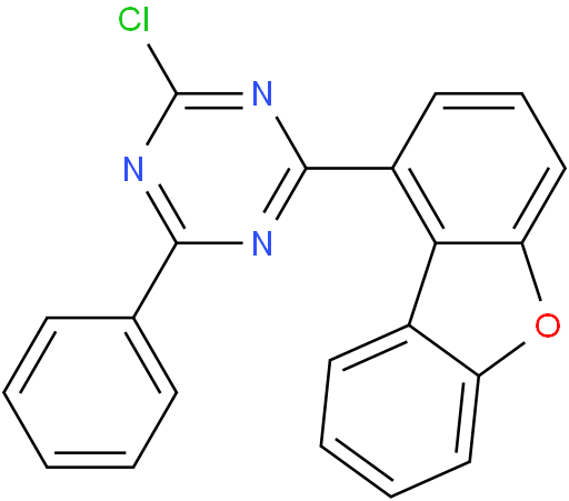 2-chloro-4-(dibenzo[b,d]furan-1-yl)-6-phenyl-1,3,5-triazine