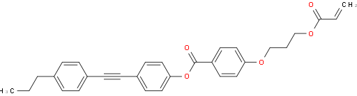 4-((4-propylphenyl)ethynyl)phenyl 4-(3-(acryloyloxy)propoxy)benzoate