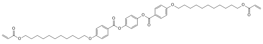 1,4-phenylene bis(4-((11-(acryloyloxy)undecyl)oxy)benzoate)