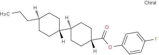TRANS,TRANS-4-FLUOROPHENYL 4''-PROPYLBICYCLOHEXYL-4-CARBOXYLATE