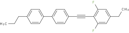 4-((4-ethyl-2,6-difluorophenyl)ethynyl)-4'-propyl-1,1'-biphenyl