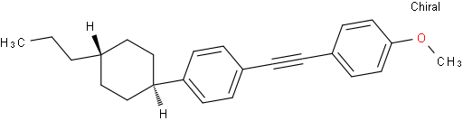 1-methoxy-4-((4-(4-propylcyclohexyl)phenyl)ethynyl)benzene
