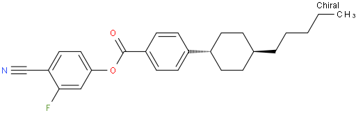 3-Fluoro-4-cyanophenyl trans-4-(4-n-pentylcyclohexyl)-benzoate
