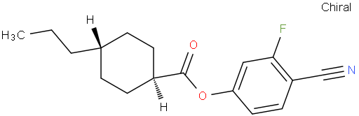4-CYANO-3-FLUOROPHENYL TRANS-4-PROPYLCYCLOHEXANECARBOXYLATE