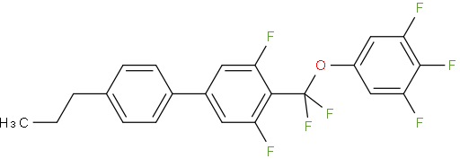 4-[difluoro(3,4,5-trifluorophenoxy)-methyl]-3,5-difluoro-4'-propyl-1,1'-biphenyl