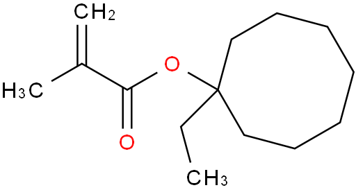 2-methyl-2-propenoic acid,1-ethylcylcooctyl ester