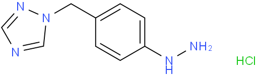 1-[(4-Hydrazinophenyl)methyl]-1H-1,2,4-triazole hydrochloride