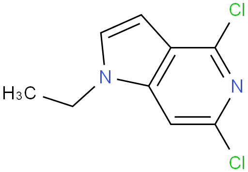 4,6-dichloro-1-ethyl-1H-pyrrolo[3,2-c]pyridine
