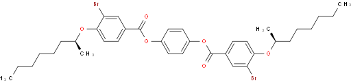 (S)-1,4-Phenylene bis(3-bromo-4-((S)-octan-2-yloxy)benzoate)