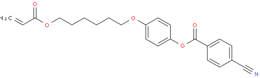 Benzoic acid, 4-cyano-, 4-[[6-[(1-oxo-2-propen-1-yl)oxy]hexyl]oxy]phenyl ester