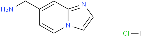 {imidazo[1,2-a]pyridin-7-yl}methanamine hydrochloride