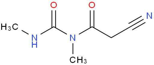 2-cyano-N-methyl-N-[(methylamino)carbonyl]acetamide
